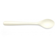 Conpax Folia dessertlepel, herbruikbaar, uit CPLA, 14,5 cm, wit, pak van 50 stuks
