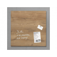 Glasbord Sigel magnetisch 480x480x15mm natural wood