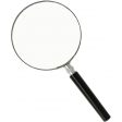 Westcott leesloep, diameter: 90 mm, vergroot tot 2 keer, zwart