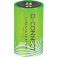 Q-CONNECT batterij, alkaline, D, blister van 2 stuks