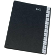Q-CONNECT sorteermap, karton, ft A4, 24 delen, zwart