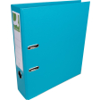 Q-CONNECT ordner, voor ft A4, volledig uit PP, rug van 8 cm, turkoois