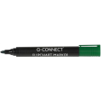 Q-CONNECT flipchartmarker, 2-3 mm, ronde punt, met clip, groen