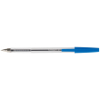 Q-CONNECT balpen, met dop, 0,7 mm, medium punt, blauw, doos van 50 stuks
