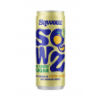 SQWZ frisdrank Lemon Ginger BIO, blikje van 25 cl, pak van 12 stuks