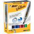 Bic whiteboardmarker Velleda 1781 doos van 4 stuks in geassorteerde kleuren