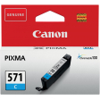 Canon inktcartridge CLI-571C, 173 foto's, OEM 0386C00, cyaan