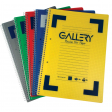 Gallery Traditional spiraalschrift ft A4, gelijnd, geassorteerde kleuren, 160 bladzijden