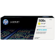 HP toner 508A, 5 000 pagina's, OEM CF362A, geel