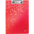 Leitz WOW klemmap met omslag, ft A4, rood