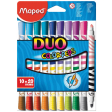 Maped Viltstift Color'Peps Duo, blister met 10 stuks
