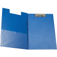 Q-CONNECT klemplaat, PP, ft A4, dubbel, blauw