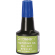 Q-CONNECT stempelinkt, flesje van 28 ml, blauw