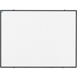 Smit Visual magnetisch whiteboard Softline, emaille, zwart, 90 x 120 cm