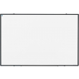 Smit Visual magnetisch whiteboard Softline, gelakt staal, zwart, 60 x 90 cm