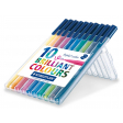 Staedtler viltstift Triplus Color, opstelbare box met 10 kleuren