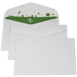 Dienstenveloppen ft 114 x 162 mm (C6), gegomd