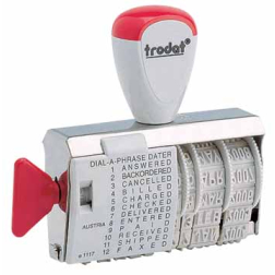 Trodat tekststempel met datum Classic Line 1117