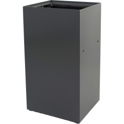 V-part modulaire afvalbak 90 l, grijs