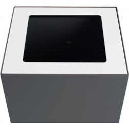 V-Part top voor modulaire afvalbak 85 l en 90 l, wit
