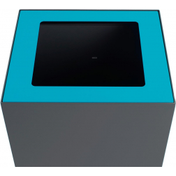 V-Part top voor modulaire afvalbak 85 l en 90 l, blauw