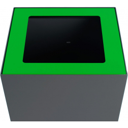 V-Part top voor modulaire afvalbak 85 l en 90 l, groen