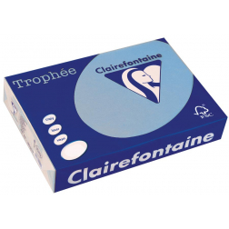 Clairefontaine Trophée Intens, gekleurd papier, A3, 80 g, 500 vel, koningsblauw