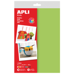 Apli vilt assortiment 250 gr 210x297 mm 10 stuks