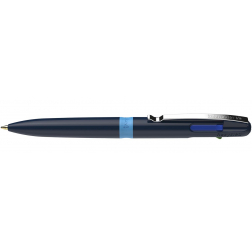 Schneider 4-kleurenbalpen Take 4, medium, donkerblauw/lichtblauw