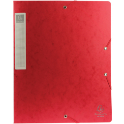 Exacompta Elastobox Cartobox rug van 4 cm, rood, kwaliteit 7/10e