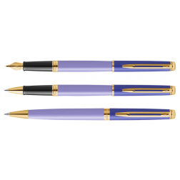 Rollerpen Waterman HÃÂ©misphÃÂ¨re Colour Blocking paars GT fijn