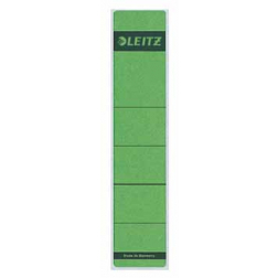Leitz rugetiketten ft 6,1 x 28,5 cm, groen