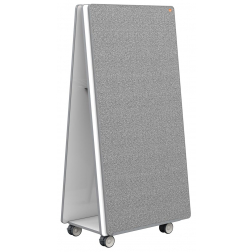 Nobo Move & Meet mobiel systeem, 2 whiteboard en 2 memoboard panelen, 90 x 180 cm
