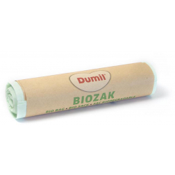Dumil bio vuilniszak voor GFT, 16 micron, 60 l, rol van 8 stuks, groen