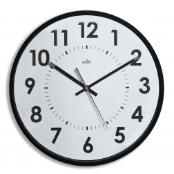 Orium by CEP wandklok, quartz, diameter 30 cm, zwart