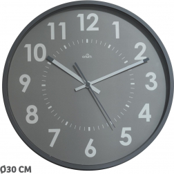 Orium by CEP wandklok, quartz, diameter 30 cm, grijs