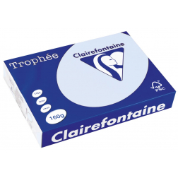 Clairefontaine Trophée Pastel, gekleurd papier, A4, 160 g, 250 vel, azuurblauw