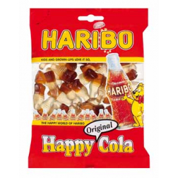Haribo snoep happy cola, zak van 200 g