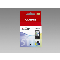 Canon inktcartridge CL-511, 245 pagina's, OEM 2972B001, 3 kleuren