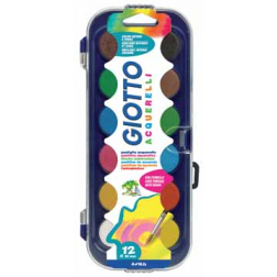 Giotto Verfdoos waterverf 12 napjes