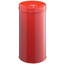 Durable Afvalbak Safe inhoud: 62 l, hoogte: 680 mm, diameter: 375 mm, rood