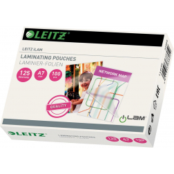 Leitz Ilam lamineerhoes ft A7, 250 micron (2 x 125 micron), pak van 100 stuks