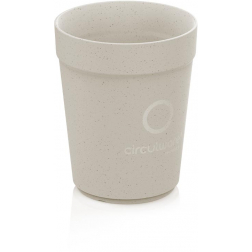 Conpax Circulware beker, 300 ml, PP, beige, pak van 24 stuks