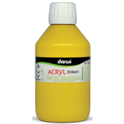 Darwi Glanzende acrylverf donkergeel