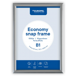 Europel clicklijst Economy, lijst 25 mm, ft B1, zilver
