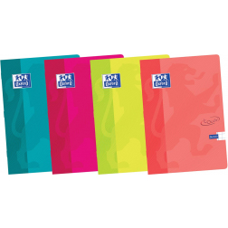 Oxford Touch schrift ft A4, 36 vel, geruit 10 mm, geassorteerde kleuren