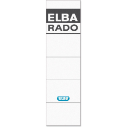 Elba Rado Plast rugetiket ft 4,4 x 15,9 cm, pak van 10 stuks