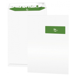 Akte-enveloppen ft 229 x 324 mm (C4), met venster rechts (ft 40 x 110 mm), doos van 250 stuks