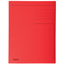 Exacompta dossiermap Foldyne ft 24 x 32 cm (voor ft A4), rood, doos van 50 stuks