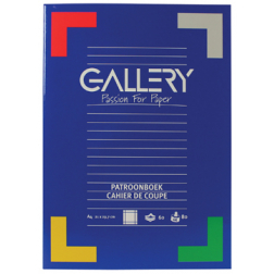 Gallery patroonschrift 120 bladzijden, geruit 10 mm